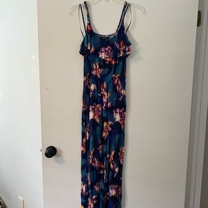 Blue Floral Maxi